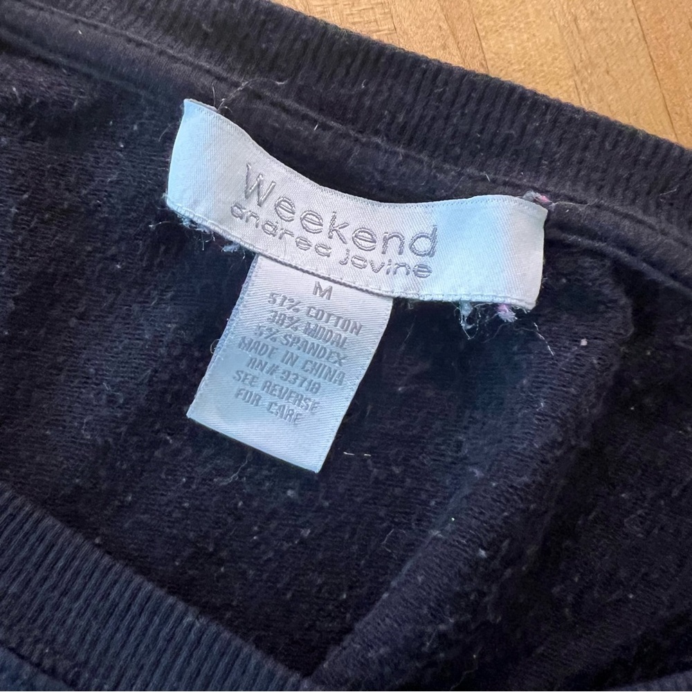 Weekend Andrea Jovine Black Cropped Sweater - Picture 4 of 4